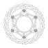 111031 DISCO FRENO ANT. FLOTT 260mm CRF250