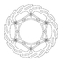 111034 DISCO FRENO ANT. FLOTT. 260mm YA+SU