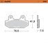 Front pad Sinter series