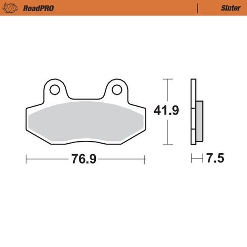 Front pad Sinter series