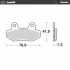 Front pad Ceramic series | Rear pad Ceramic series