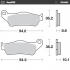 Rear pad Ceramic series