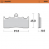 Front pad Sinter series