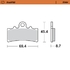 Front pad Sinter series