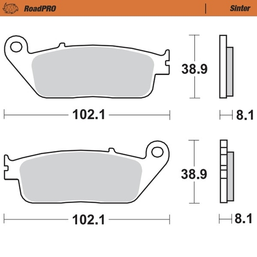Front pad Sinter series