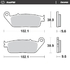 Front pad Ceramic series | Rear pad Ceramic series