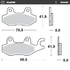 Front pad Ceramic series | Front pad right Ceramic series | Rear pad Ceramic series