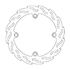 110301 DISCO FRENO FIAMMA POST.XRV750/VARAD