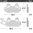 Front pad Ceramic series | Front pad right Ceramic series | Rear pad Ceramic series