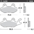Front pad Ceramic series | Rear pad Ceramic series