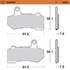 Rear pad Sinter series