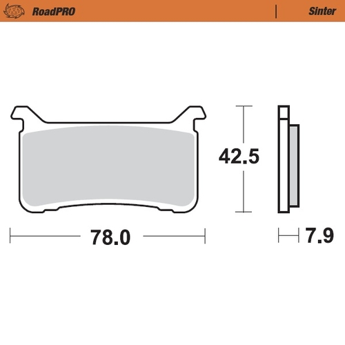 Front pad Sinter series