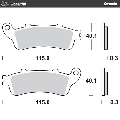 Front pad Ceramic series