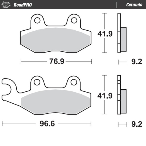 Front pad Ceramic series