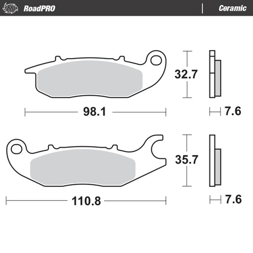 Front pad Ceramic series