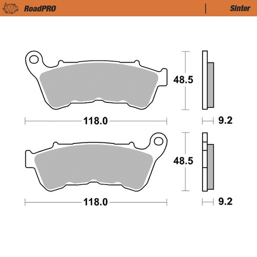 414801 PASTIGLIE FR. POST. SINT.HARLEY(set)