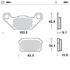 Rear pad Nitro series