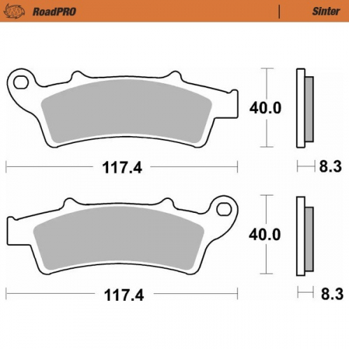 Front pad Sinter series