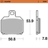 Front pad Sinter series | Rear pad Ceramic series | Rear pad Sinter series