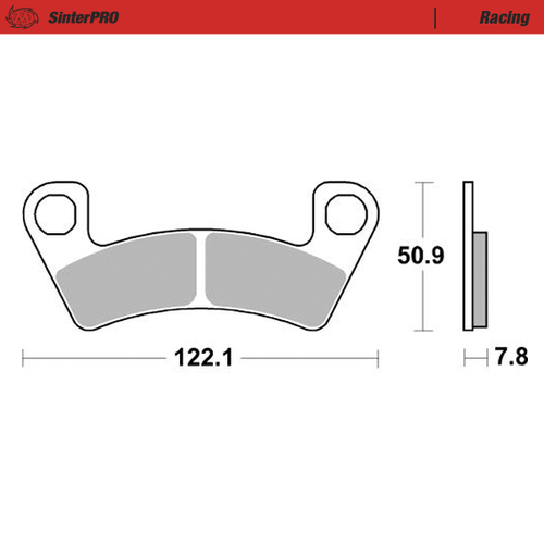 Front pad left Racing series | Front pad right Racing series
