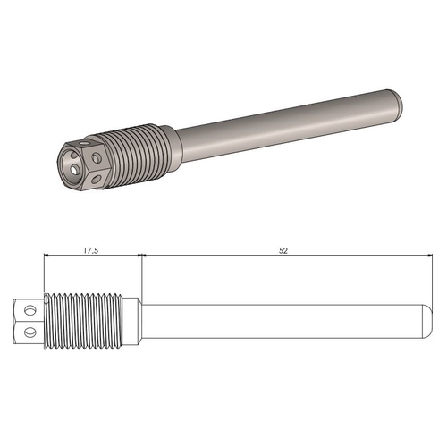 Race Drilled Rear Brake Pad Pin