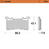 Front pad Sinter series