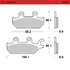 Front pad left Racing series