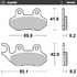 Front pad Ceramic series | Rear pad Ceramic series