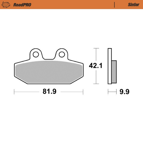 Rear pad Sinter series