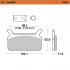 Rear pad Sinter series