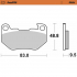Rear pad Sinter series