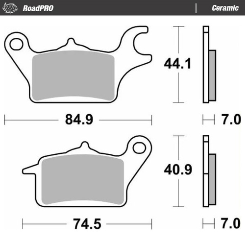Front pad Ceramic series