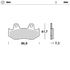 Front pad left Nitro series | Front pad right Nitro series | Rear pad Nitro series