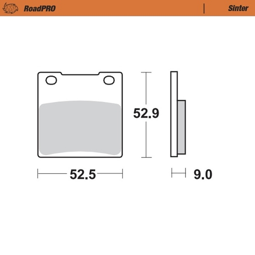 Rear pad Sinter series
