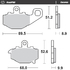 Rear pad Ceramic series
