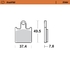 Front pad Sinter series