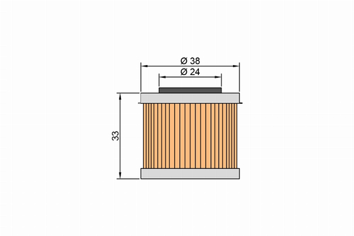 140003 FILTRO OLIO X OIL COOLING CRF250/450