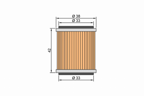 140017 FILTRO OLIO X OIL COOLING YZF250