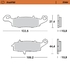 Rear pad Sinter series