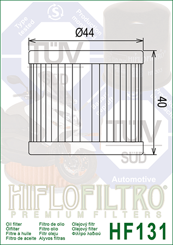 HF131 FILTRO OLIO SUZ.EP.BURG.125/40007>