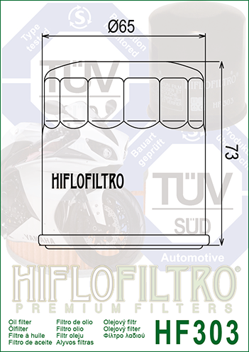 HF303C FILTRO OLIO CROMATO