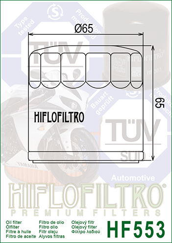 HF553 FILTRO OL.HIFLO BENELLI+BREVA+NEVADA