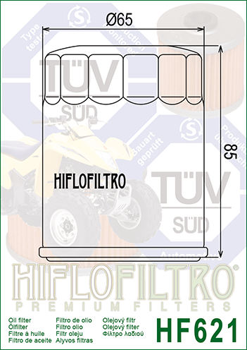 HF621 FILTRO OLIO ARCTIC CAT 650