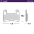 Front pad Carbon Racing series