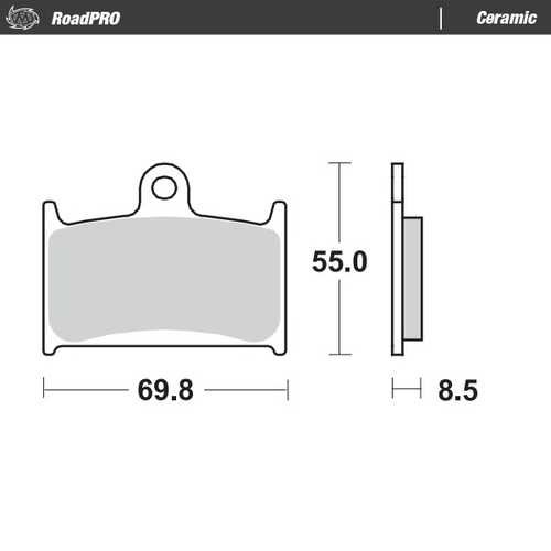 Front pad Ceramic series