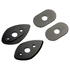 D45-59-923 DRC Flasher Holder Plates CRF250L'17- etc. Black 2set