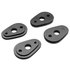 D45-59-953 DRC CNC Flasher Holder Plates for Y/K Black 2set