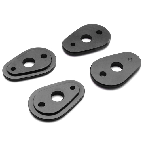 D45-59-953 DRC CNC Flasher Holder Plates for Y/K Black 2set