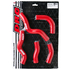 D47-01-313 DRC Radiator Hose Kit KLX250/D-Tracker '98-07 Red