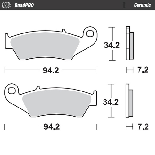 Front pad Ceramic series